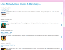 Tablet Screenshot of lifesnotallaboutshoesandhandbags.blogspot.com