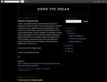 Tablet Screenshot of downthedream.blogspot.com