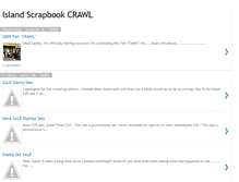 Tablet Screenshot of islandscrapbookcrawl.blogspot.com