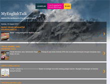 Tablet Screenshot of myenglishtalk.blogspot.com