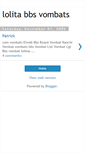 Mobile Screenshot of lolita-bbs-vombats4766.blogspot.com