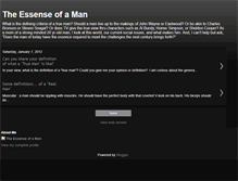 Tablet Screenshot of essenseofaman.blogspot.com