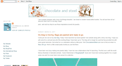 Desktop Screenshot of chocolateandsteel.blogspot.com