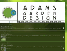 Tablet Screenshot of adamsgardendesign.blogspot.com