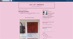 Desktop Screenshot of joyofsweden.blogspot.com