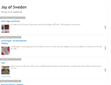 Tablet Screenshot of joyofsweden.blogspot.com