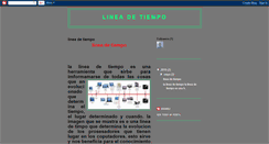 Desktop Screenshot of lineadetiempo123.blogspot.com