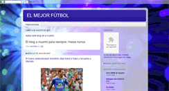 Desktop Screenshot of mejorelfutbol.blogspot.com