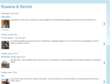 Tablet Screenshot of derrickandrowena.blogspot.com