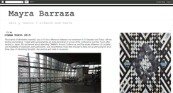 Desktop Screenshot of mayrabarraza.blogspot.com