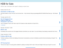 Tablet Screenshot of hdb-for-sale.blogspot.com