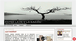 Desktop Screenshot of entrefeyrazon.blogspot.com