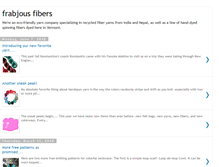 Tablet Screenshot of frabjousfibers.blogspot.com