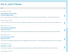Tablet Screenshot of joyfulfitness.blogspot.com