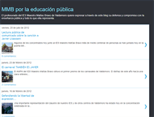 Tablet Screenshot of mmbporlaeducacionpublica.blogspot.com