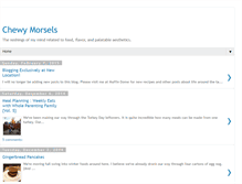 Tablet Screenshot of chewymorsels.blogspot.com