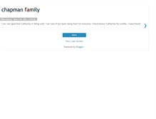 Tablet Screenshot of chapman-family.blogspot.com