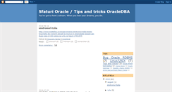 Desktop Screenshot of oradbastuff.blogspot.com