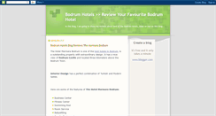 Desktop Screenshot of hotels-in-bodrum.blogspot.com
