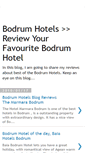 Mobile Screenshot of hotels-in-bodrum.blogspot.com