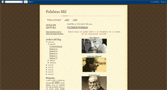 Desktop Screenshot of palabrasmil.blogspot.com