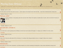 Tablet Screenshot of playingzonedefense.blogspot.com