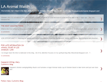 Tablet Screenshot of laanimalwatch.blogspot.com