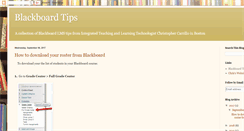 Desktop Screenshot of blackboardtips.blogspot.com