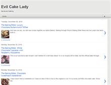 Tablet Screenshot of evilcakelady.blogspot.com