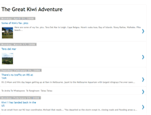 Tablet Screenshot of kiwiadventure1.blogspot.com