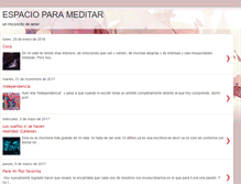 Tablet Screenshot of espaciosparameditar.blogspot.com