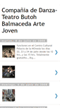 Mobile Screenshot of danza-teatro1215.blogspot.com