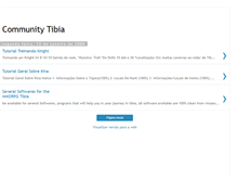 Tablet Screenshot of comunidadetibia.blogspot.com