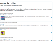 Tablet Screenshot of carpettheceiling.blogspot.com