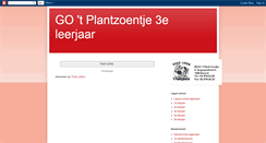 Desktop Screenshot of goplantzoentje3.blogspot.com