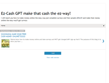Tablet Screenshot of ezcashgpt.blogspot.com