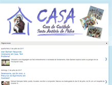 Tablet Screenshot of casadecaridadesantoantoniodepadua.blogspot.com
