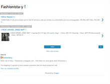 Tablet Screenshot of fashionista-y.blogspot.com