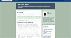Desktop Screenshot of birchandmaple.blogspot.com