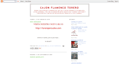 Desktop Screenshot of cajonflamencotorero.blogspot.com