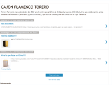 Tablet Screenshot of cajonflamencotorero.blogspot.com