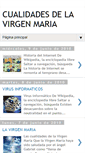 Mobile Screenshot of cualidadesdelavirgenmaria.blogspot.com