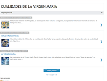 Tablet Screenshot of cualidadesdelavirgenmaria.blogspot.com