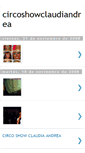 Mobile Screenshot of circoshowclaudiandrea.blogspot.com