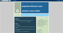 Desktop Screenshot of cosasinutiles.blogspot.com