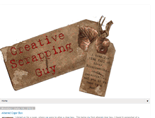 Tablet Screenshot of creativescrappingguy.blogspot.com