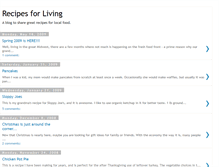 Tablet Screenshot of jenn-recipesforliving.blogspot.com