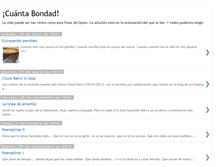 Tablet Screenshot of cuantabondad.blogspot.com