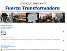 Tablet Screenshot of fuerza-transformadora.blogspot.com