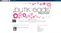 Desktop Screenshot of butikgadis-preloved.blogspot.com